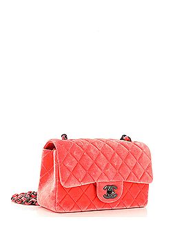 Chanel Classic Single Flap Bag Quilted Velvet Mini (view 2)