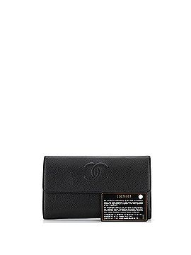 Chanel Timeless CC Continental Wallet Caviar Long (view 2)