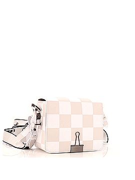 OFF-WHITE Binder Clip Flap Bag Printed Leather Small (view 2)