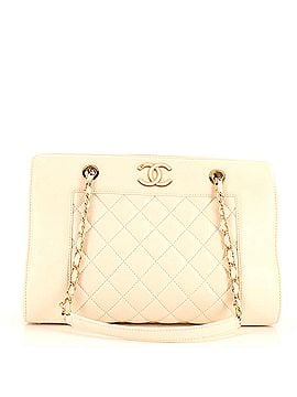 Chanel Mademoiselle Vintage Shopping Tote Quilted Sheepskin Medium (view 1)