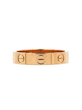 Cartier Love Wedding Band Ring 18K Rose Gold (view 1)