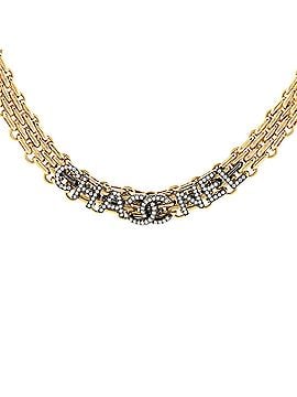 Chanel CC Logo Reissue Chain Belt Metal with Crystal (view 2)