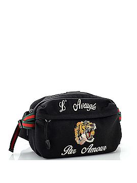 Gucci Tiger Belt Bag Embroidered Techno Canvas (view 2)