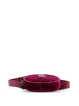 Gucci GG Marmont Belt Bag Embellished Matelasse Velvet (view 2)
