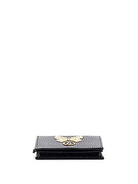 Gucci GG Marmont Flap Card Case Embellished Leather (view 2)
