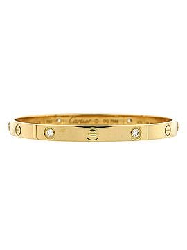 Cartier Love 4 Diamond Bracelet 18K Yellow Gold with Diamonds (view 1)