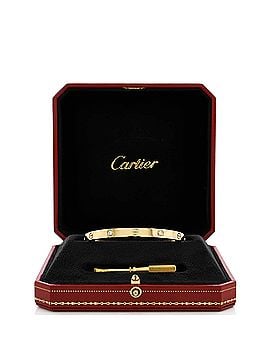 Cartier Love 4 Diamond Bracelet 18K Yellow Gold with Diamonds (view 2)