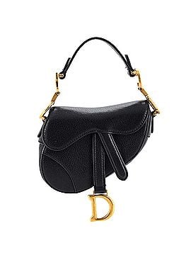 Christian Dior Saddle Handbag Leather Micro (view 1)