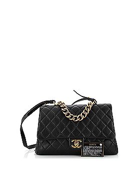 Chanel Trapezio Flap Bag Quilted Sheepskin Large (view 2)