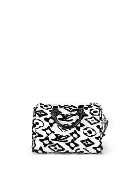 Louis Vuitton Speedy Bandouliere Bag Limited Edition Urs Fischer Tufted Monogram Canvas 25 (view 2)