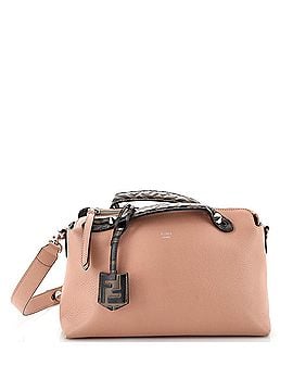 Fendi By The Way Satchel Leather with Zucca Embossed Detail Small (view 1)