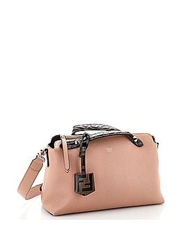 Fendi By The Way Satchel Leather with Zucca Embossed Detail Small (view 2)