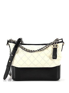 Chanel Bicolor Gabrielle Hobo Quilted Aged Calfskin Medium (view 1)