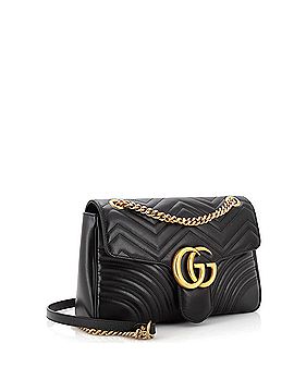 Gucci GG Marmont Flap Bag Matelasse Leather Medium (view 2)