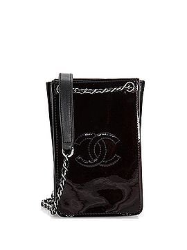 Chanel CC Phone Holder Crossbody Bag Patent (view 1)