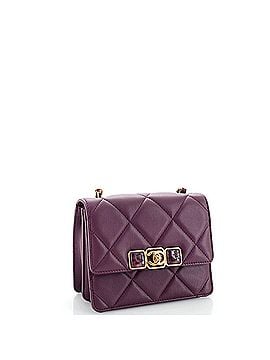 Chanel Resin CC Flap Bag Quilted Calfskin Mini (view 2)