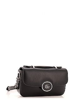 Gucci Petite GG Flap Shoulder Bag Leather Small (view 2)