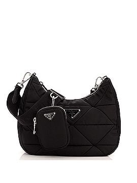 Prada System Re-Edition Shoulder Bag Quilted Tessuto Small (view 1)