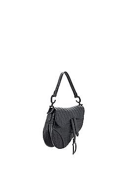 Christian Dior Saddle Handbag Oblique Embossed Calfskin Medium (view 2)