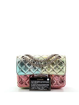 Chanel Rainbow Reissue 2.55 Flap Bag Quilted Multicolor Metallic Goatskin Mini (view 2)
