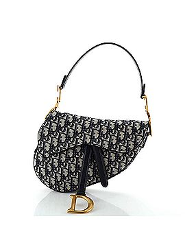 Christian Dior Saddle Handbag Oblique Canvas Medium (view 1)