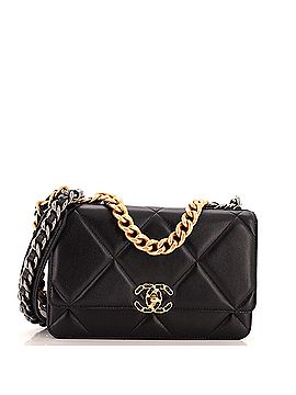 Chanel 19 Wallet on Chain Quilted Goatskin (view 1)