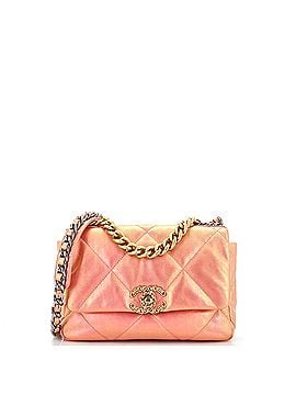 Chanel 19 Flap Bag Quilted Iridescent Calfskin Medium (view 1)