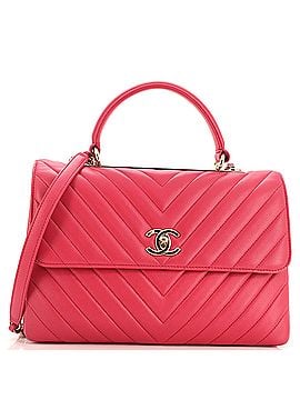 Chanel Trendy CC Top Handle Bag Chevron Lambskin Medium (view 1)