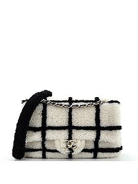 Chanel CC Flap Bag Square Printed Shearling Large (view 1)