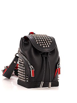 Christian Louboutin Explorafunk Keyring Crossbody Bag Spiked Leather (view 2)