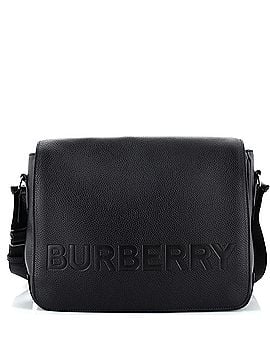 Burberry Bruno Messenger Bag Embossed Leather (view 1)