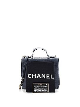 Chanel CC Double Pocket Top Handle Bag Stitched Calfskin Medium (view 2)