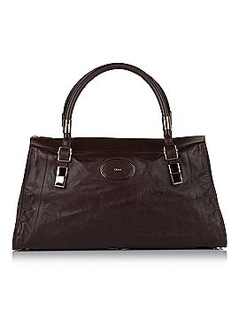 Chloé Victoria Leather Handbag (view 1)