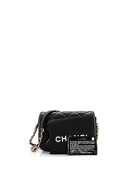 Chanel Nailed CC Full Flap Bag Quilted Calfskin Mini (view 2)