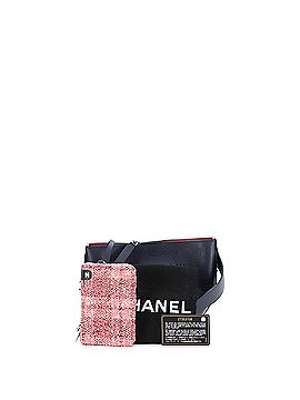 Chanel Logo Eyelets Bucket Bag Perforated Calfskin Small (view 2)