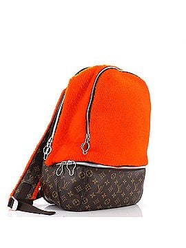 Louis Vuitton Marc Newson Backpack Shearling and Monogram Canvas (view 2)