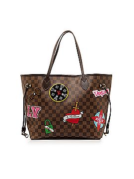 Louis Vuitton Damier Ebene Neverfull Patches MM (view 1)