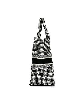 Dior Large Houndstooth Embroidered Book Tote (view 2)