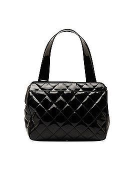 Chanel Quilted Patent Handbag (view 2)