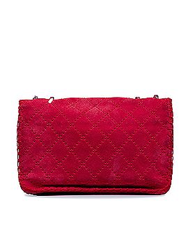 Chanel Medium Quilted Suede Stitched Single Flap (view 2)