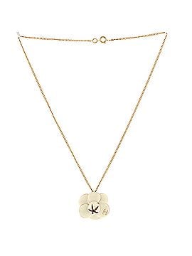 Chanel Camellia Pendant Necklace Metal with Enamel (view 1)