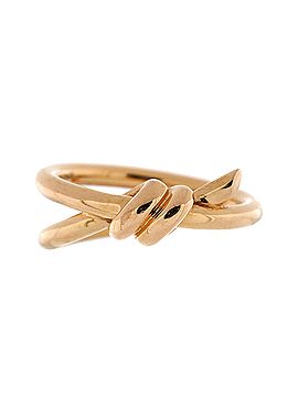 Tiffany & Co. Double Row Knot Ring 18K Rose Gold (view 1)