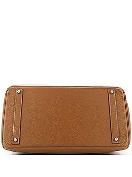 Hermès Birkin Handbag Brown Clemence with Palladium Hardware 40 (view 2)