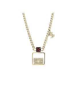 Chanel CC Flap Bag Pendant Chain Necklace Metal with Crystals (view 1)