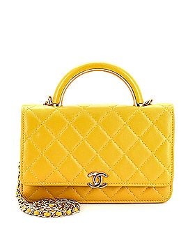 Chanel Charming Handle Wallet on Chain Quilted Lambskin (view 1)