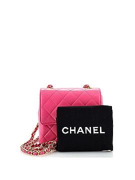 Chanel Square Classic Single Flap Bag Quilted Calfskin Mini (view 2)