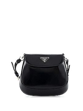 Prada Cleo Flap Shoulder Bag Spazzolato Leather Mini (view 1)