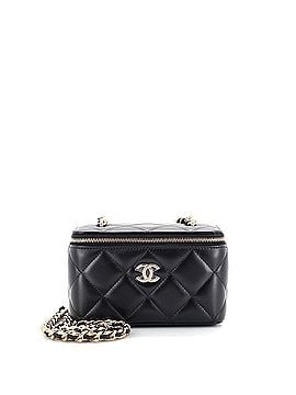 Chanel Resin Elegant Chain Vanity Case Quilted Lambskin Small (view 1)