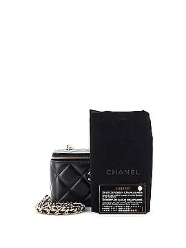 Chanel Resin Elegant Chain Vanity Case Quilted Lambskin Small (view 2)