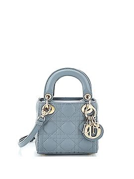 Christian Dior Lady Dior Bag Cannage Quilt Lambskin Micro (view 1)
